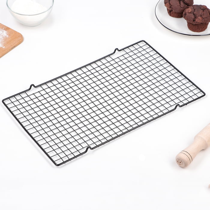 Решётка для глазирования и остывания кондитерских изделий KONFINETTA, 40×25×1,5 см