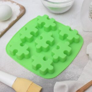 Форма для выпечки Доляна «Пазлы», 17,6×18 см, 7 ячеек, цвет МИКС