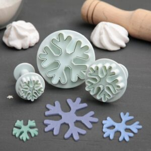 Набор плунжеров кондитерских «Снежинка», 3 шт