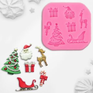 Молд силиконовый «Новогодняя суета», 7,5 см