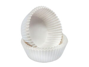 Капсула бумажная круглая белая 3,5 x 2 см (набор 32-35 шт.), РФ