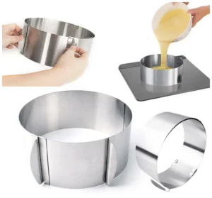 Форма разъёмная для выпечки с регулировкой размера, d=16-30 см, h = 12 см