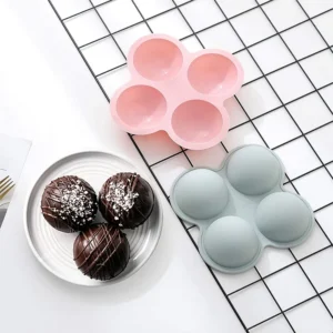 Форма для выпечки «Полусфера», 4 ячейки (d=7 см)