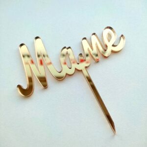 Топпер “Маме”, цвет золотой