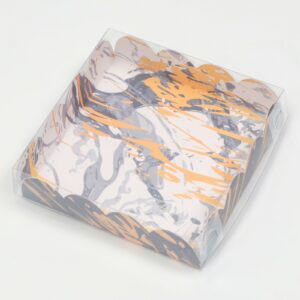 Коробочка для печенья, «Золотой блик», 12 х 12 х 3 см