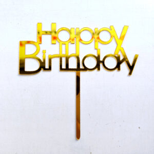 Топпер «Happy Birthday» HB-32, золото