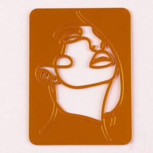 Украшение (топпер) для торта «Девушка», цвет золото