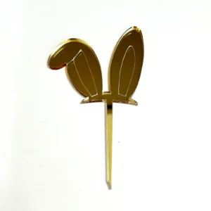 Топпер «Ушки», цвет золотой