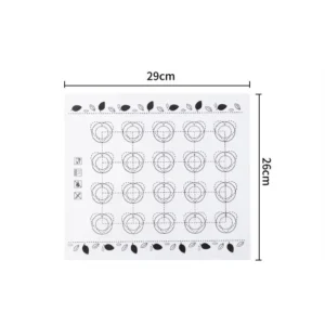 Коврик армированный для макаронс, 26×29 см