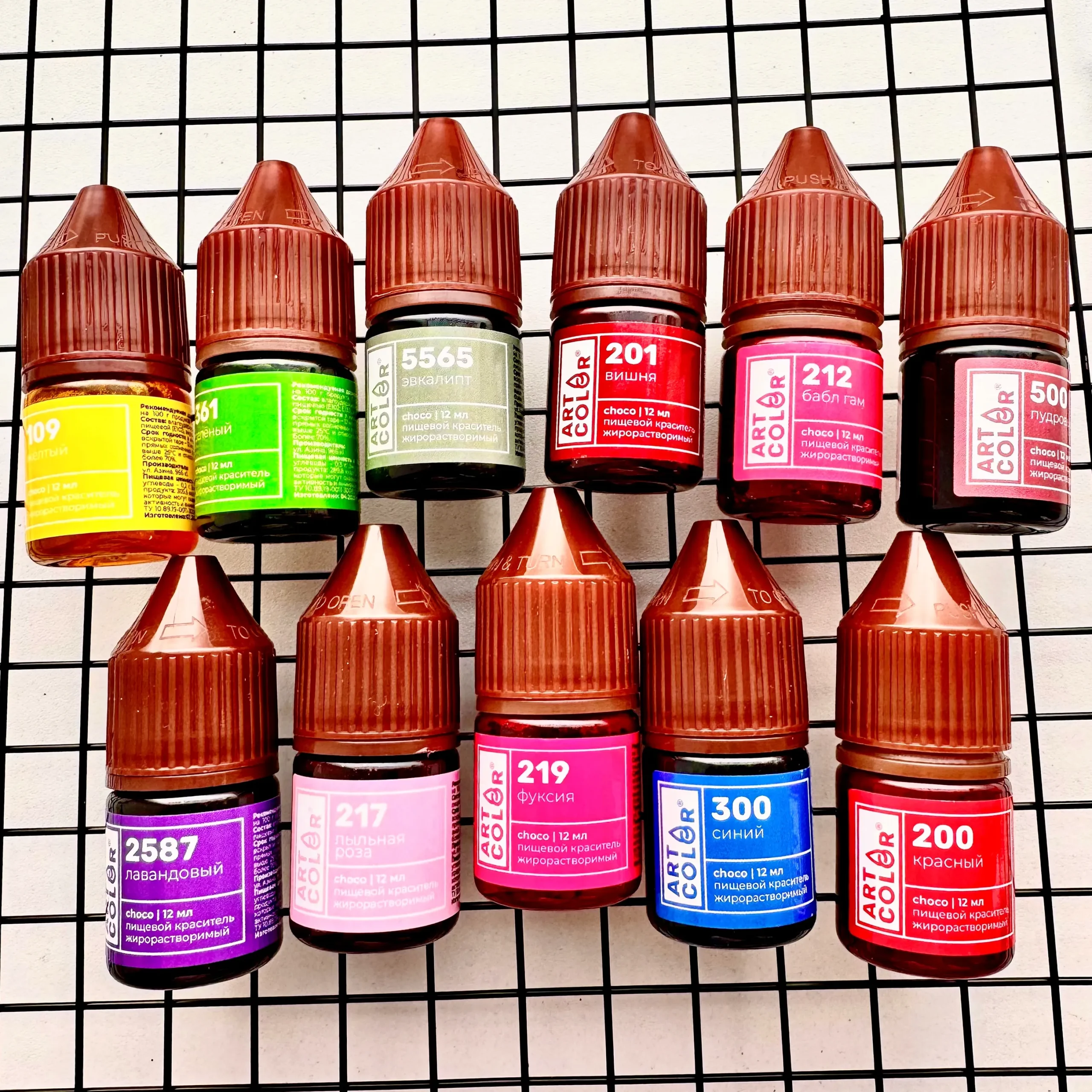 Краситель жирорастворимый гелевый Art Color choco, 1 шт.