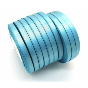 Лента атласная, 6 мм × 23 ± 1 м, цвет голубой №11